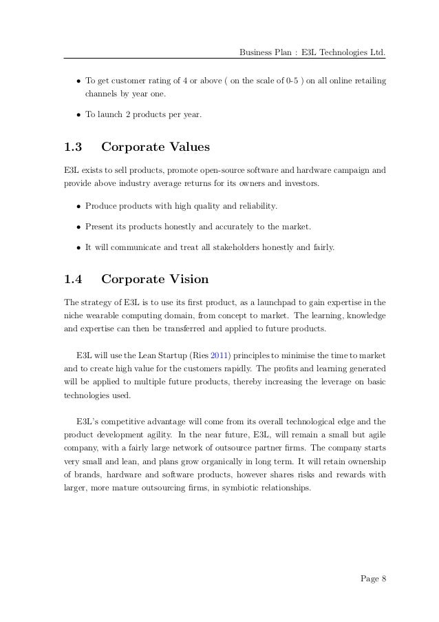 future products business plan product and services examples